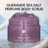 imageDrMelaxin Guerande Sea Salt Perfume Exfoliating Body Scrub for Smooth Skin Body Amber ampamp Vanilla Scent