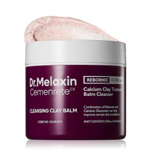 imageDrMelaxin Beetroot Deep Cleansing Clay Balm Hydrating Makeup Remover with Betaine ampamp Vitamins Soothing Cleansing Balm 100ml 338 fl oz