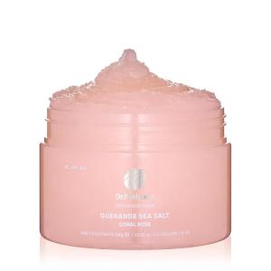 imageDrMelaxin Guerande Sea Salt Perfume Exfoliating Body Scrub for Smooth Skin Body Coral Rose Scent 450g