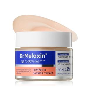 imageDrMelaxin Necksphalt ECM Barrier Cream for AntiAging Neck Skin Tightening Wrinkles for an Even Skin Tone and Neck Lift 169 fl oz 50ml