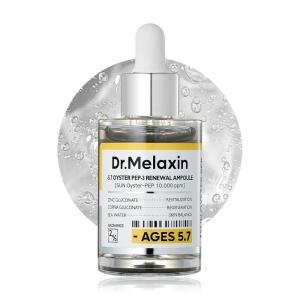 imageDrMelaxin Oyster Pep3 Renewal Ampoule for Plumping Anti Aging Hydrating Face  Visibly Smooth and Glowy Skin Korean Skincare 101 fl oz30ml