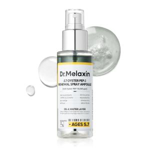 imageDrMelaxin Oyster Pep3 Renewal Oil Mist  Oil ampamp Moisture Double layering formulation Skin Texture Care ampamp Hydrates and Soothing for Face Korean Skincare 338 fl oz 100ml
