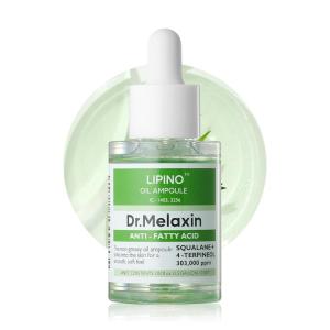 imageLIPINO AntiFatty Acid Oil Ampoule  Moisturizing Serum for Sebum Control ampamp Deep Hydration  Prevents Pore Clogging for Oily and AcneProne Skin 101floz