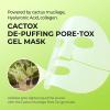 imageDrMelaxin CACTOX DEPUFFING PORE TOX GEL MASK 4EA with Cactus Cooling Reduce Puffiness amp Pore Tightening for Visible Pore Care Skin Repair