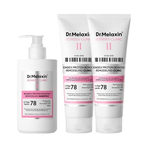 image:imageDrMelaxin Bondex Protein Bonding Remodeling Conditioner 2eaShampoo 1ea  Hair Clinic for Shiny Hair  Strengthening Keratin amp Peptides Bonder  Repair amp Restore Strength of Dry Damaged Hair