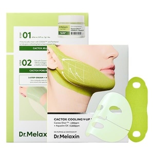 image:imageDrMelaxin CACTOX DEPUFFING PORE TOX MASK SET with Cactus Cooling Reduce Puffiness amp Pore Tightening for Visible Pore Care Skin Repair