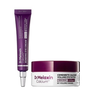 image:imageDrMelaxin Calcium Eye Patch amp Bonding Eye Cream Bundle  Firming AntiWrinkle KBeauty Eye Care Set  Puffiness Wrinkle amp Dark Circle Care