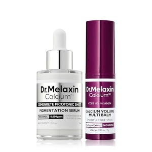 image:imageDrMelaxin Firming amp Brightening Duo Set  Collagen Multi Balm Stick  Picotonic Shot Serum Korean Skincare for Dark Circles Wrinkles Dark Spots amp Uneven Skin Tone AlphaArbutin Niacinamide 2 Pie
