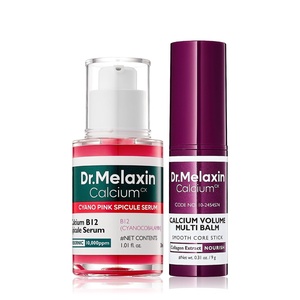 image:imageDrMelaxin MultiCare Duo Set  Collagen Multi Balm Stick  Cyano Pink Spicule Serum Korean Skincare for Dark Circles Wrinkles Enlarged Pores amp Texture Refining Niacinamide Vitamin B12 2 Piece